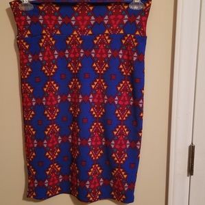 Tribal Print pencil shirt